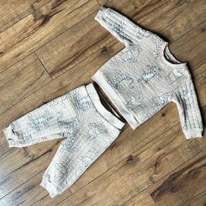 12m sized baby sleepwear / lounging set. Disney baby. Light wear, no stains.